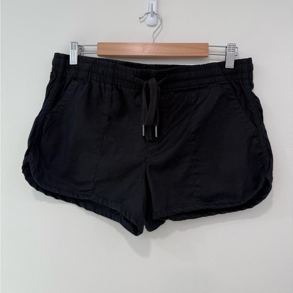 Level 99 Black Women's Athletic Drawstring Short Shorts